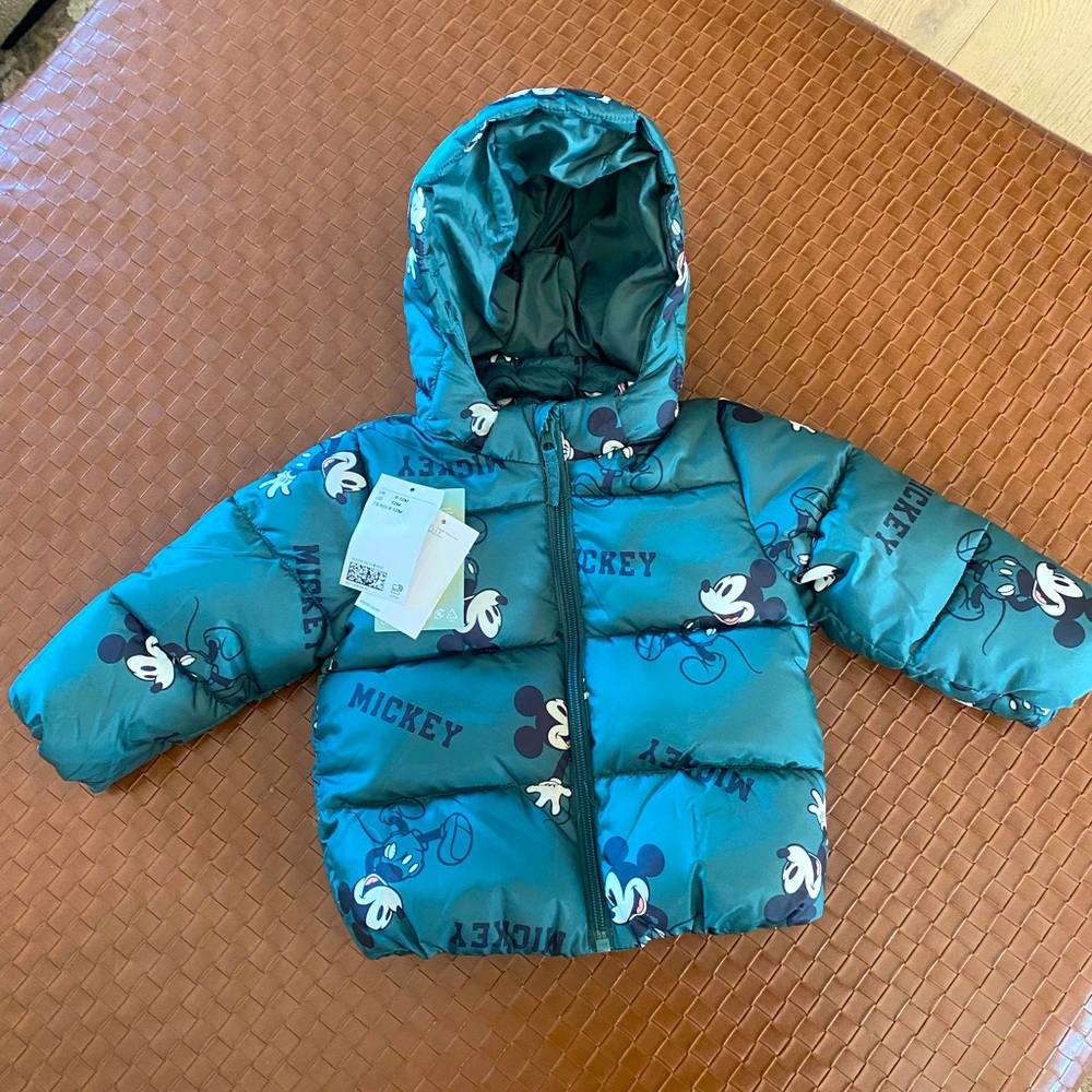 Baby gender neutral Disney winter jacket